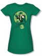 Green Arrow Juniors T-shirt - DC Comics Kelly Green Tee
