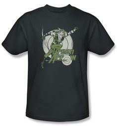 Green Arrow Kids T-shirt Right On Target DC Comics Youth Charcoal Tee Green Arrow Kids T-shirt Right On Target DC Comics Youth Charcoal Tee