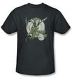 Green Arrow T-shirt - Right On Target DC Comics Adult Charcoal Tee