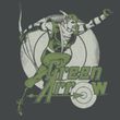 Green Arrow T-shirt - Right On Target DC Comics Adult Charcoal Tee