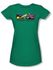 Green Lantern Juniors Green Symbol V-Neck T-Shirt – Officially Licensed DC Merchandise