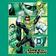 Green Lantern Kids Shirt Panels Justice League Kelly Green Youth Tee