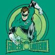 Green Lantern Kids T-shirt Flying Youth Kelly Green Tee
