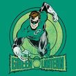 Green Lantern Superhero T-shirt - Flying DC Comics Kelly Green Tee