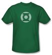 Green Lantern T-shirt GL Little Logos Kelly Green Adult Tee