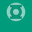 Green Lantern T-shirt GL Little Logos Kelly Green Adult Tee