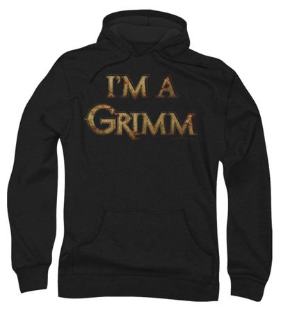 Grimm Hoodie Sweatshirt I'm A Grimm Black Adult Hoody Sweat Shirt