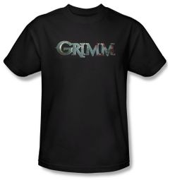 Grimm Shirt Bloody Logo Adult Black Tee T-Shirt