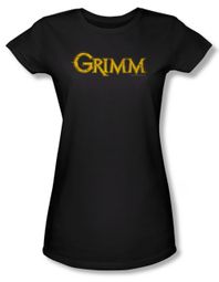 Grimm Shirt Juniors Gold Logo Black Tee T-Shirt Grimm Shirt Juniors Gold Logo Black Tee T-Shirt