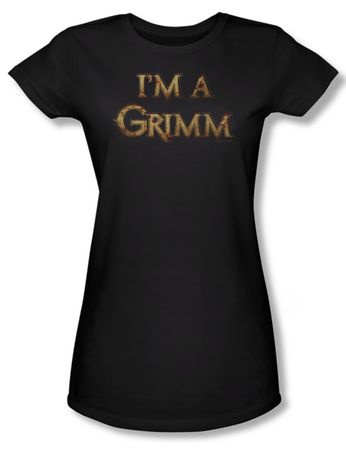 Grimm Shirt Juniors I'm A Grimm Black Tee T-Shirt