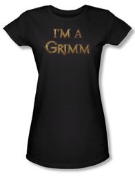 Grimm Shirt Juniors I'm A Grimm Black Tee T-Shirt Grimm Shirt Juniors I'm A Grimm Black Tee T-Shirt