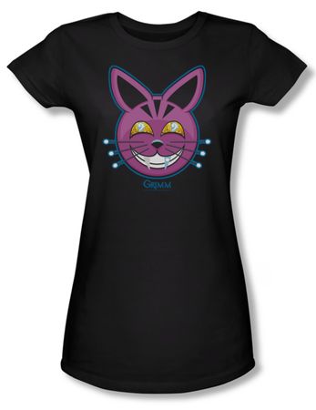 Grimm Shirt Juniors Retchid Kat Black Tee T-Shirt