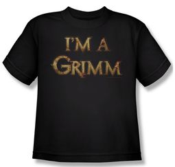 Grimm Shirt Kids I'm A Grimm Black Youth Tee T-Shirt Grimm Shirt Kids I'm A Grimm Black Youth Tee T-Shirt