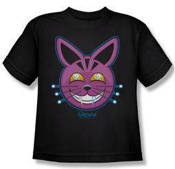 Grimm Shirt Kids Retchid Kat Black Youth Tee T-Shirt Grimm Shirt Kids Retchid Kat Black Youth Tee T-Shirt