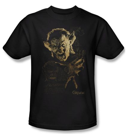 Grimm Shirt Murcielago Adult Black Tee T-Shirt