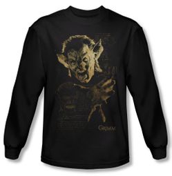 Grimm Shirt Murcielago Long Sleeve Black Tee T-Shirt Grimm Shirt Murcielago Long Sleeve Black Tee T-Shirt