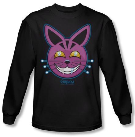 Grimm Shirt Retchid Kat Long Sleeve Black Tee T-Shirt