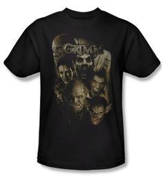 Grimm Shirt Wesen Adult Black Tee T-Shirt