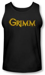 Grimm Tank Top Gold Logo Black Tanktop Grimm Tank Top Gold Logo Black Tanktop