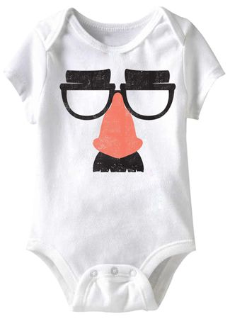 Grouchy Funny Baby Romper White Infant Babies Creeper