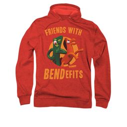 Gumby Hoodie Bendefits Red Sweatshirt Hoody Gumby Hoodie Bendefits Red Sweatshirt Hoody