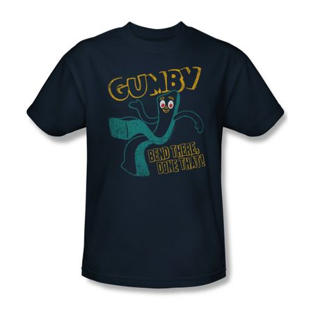 Gumby Shirt Bend There Navy T-Shirt