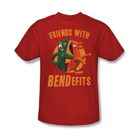 Gumby Shirt Bendefits Red T-Shirt