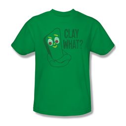 Gumby Shirt Clay What Kelly Green T-Shirt