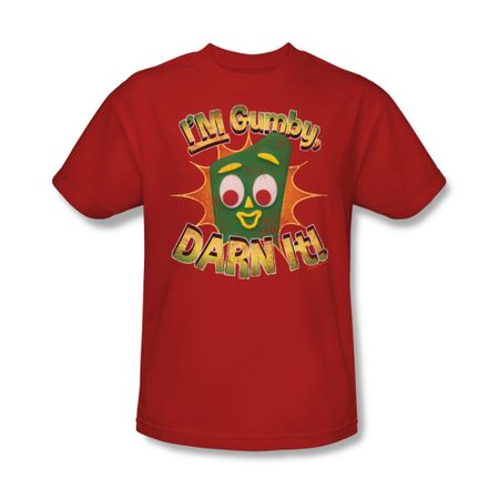 Gumby Shirt Darn It Red T-Shirt
