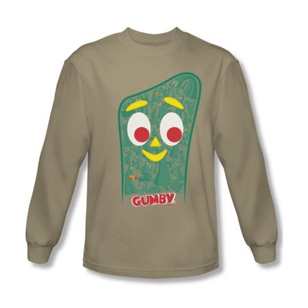 Gumby Shirt Inside Gumby Long Sleeve Sand Tee T-Shirt