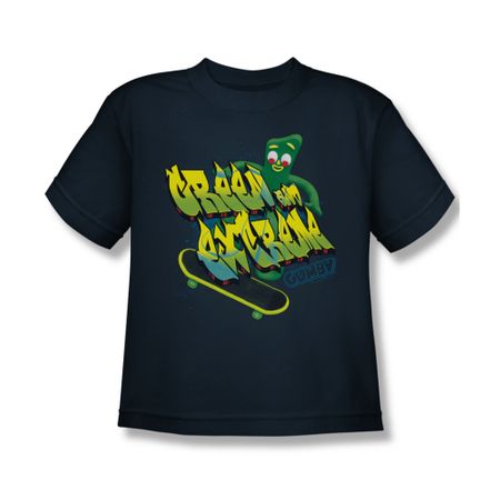 Gumby Shirt Kids Extreme Navy T-Shirt