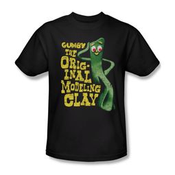 Gumby Shirt Modeling Clay Black T-Shirt Gumby Shirt Modeling Clay Black T-Shirt