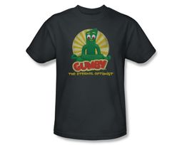 Gumby Shirt Optimist Charcoal T-Shirt