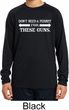 Guns Permit Kids Dry Wicking Long Sleeve Shirt