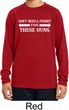 Guns Permit Kids Dry Wicking Long Sleeve Shirt