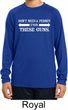Guns Permit Kids Dry Wicking Long Sleeve Shirt