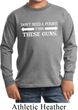 Guns Permit Kids Long Sleeve Shirt