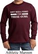 Guns Permit Kids Long Sleeve Shirt