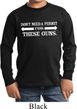 Guns Permit Kids Long Sleeve Shirt