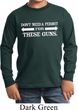 Guns Permit Kids Long Sleeve Shirt