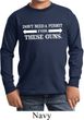 Guns Permit Kids Long Sleeve Shirt