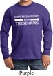Guns Permit Kids Long Sleeve Shirt