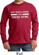 Guns Permit Kids Long Sleeve Shirt