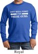 Guns Permit Kids Long Sleeve Shirt
