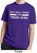 Guns Permit Kids Moisture Wicking Shirt