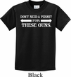 Guns Permit Kids Shirt