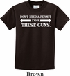 Guns Permit Kids Shirt