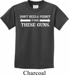 Guns Permit Kids Shirt