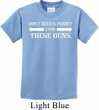 Guns Permit Kids Shirt