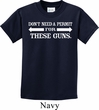 Guns Permit Kids Shirt